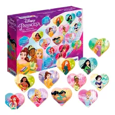 Jogo Da Memória Princesas Disney 24 Peças Infantil Xalingo