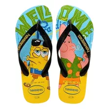 Sandalia Chinelo Havaianas Bob Esponja Original Com Nf