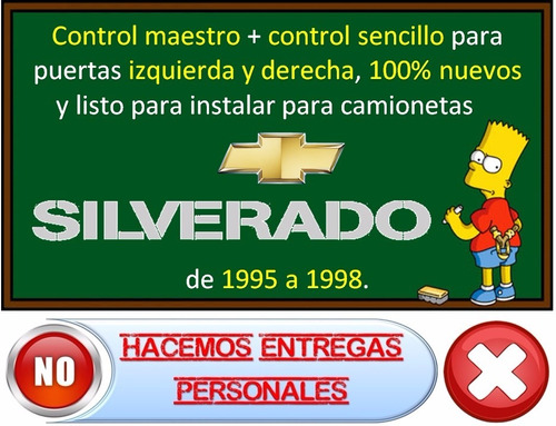 95-98 Chevrolet Silverado Control Maestro + Control Sencillo Foto 6