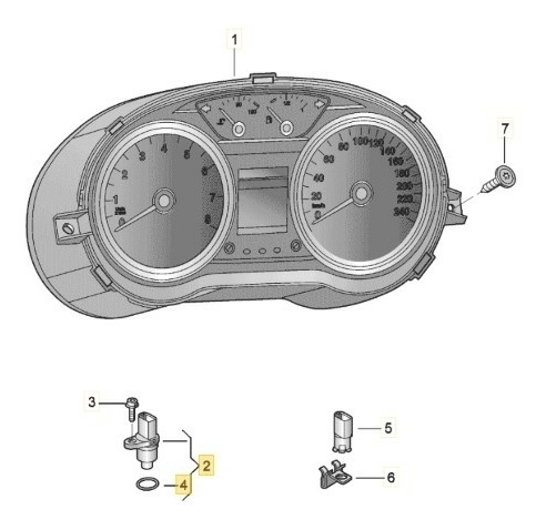 Sensor Velocidad Velocimetro Polo Lupo Cross Gol Saveiroorig Foto 4