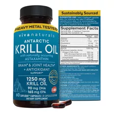 Viva Naturals Aceite De Kril, 100&nbsp;% Puro, Aceite De Kri