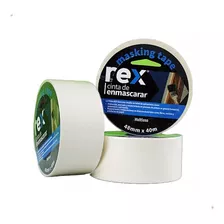 Cinta Masking Tape - Enmascarar - 48mm X 40m - Rex 3 Unid 