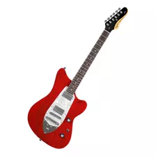 Guitarra Tagima Brasil Rocker Cosmos Trd Trasnparent Red
