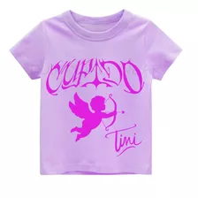 Remera Tini Cupido Triple T Nene Nena Infantil Algodón