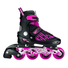 Patines Ajustables Linea Semiprofesionales Cougar Rueda Goma