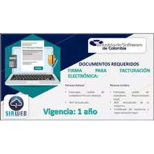 Firma Digital Certificado Electronico Y Factura Electronica