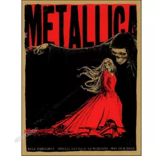 Poster Metallica Rock 30x40cm Show Minas Mg Bh Brasil