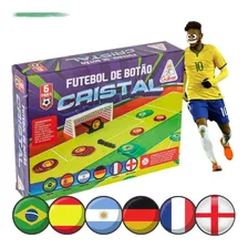 Jogo Futebol De Botão Cristal Gulliver 6 Seleções Envio 24hs