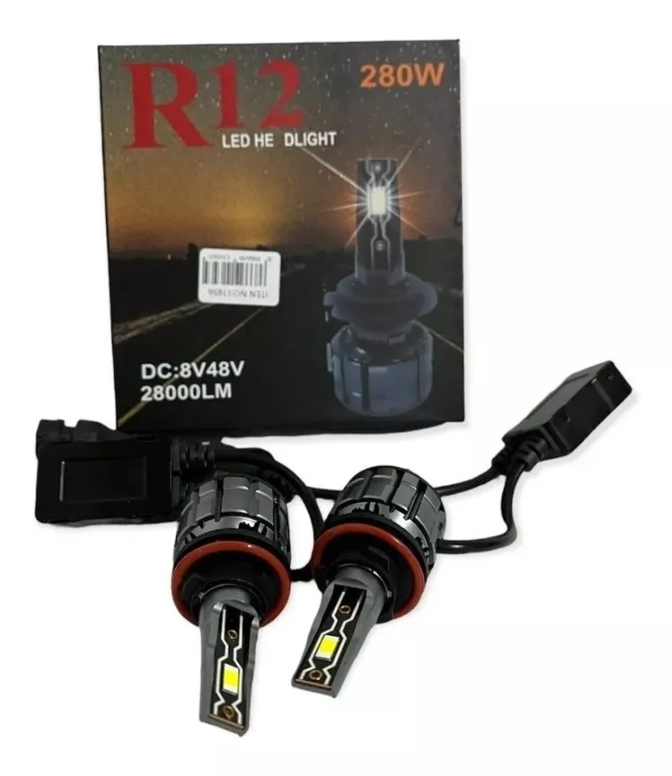 Kit Luces Turbo Led R12. 280w 28.000 Lm Reales Con Canbus