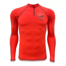 Playera Caballero Deportiva Natación Con Protección Solar Uv