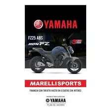 Yamaha Fz 25 Abs Marelli Sports Patente Y Casco De Regalo