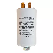 Condensador Permanente 20uf 450vac 50/60hz