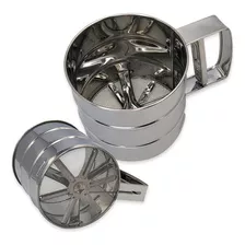 Caneca Peneira Polvilhadora Em Aço Inox - 250g