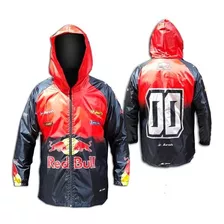 Campera Rompeviento Red Bull Talle M - Bmmotopartes 
