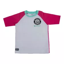 Remera Origami Lisa Bebe Protección Solar Upf+50 Cfu