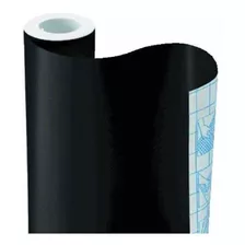 Adesivo Lousa Quadro Negro, Preto Fosco 2x1 M + 4 Giz