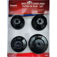 Chaves Saca Filtros De Óleo Kit 4 Tpos Audi Fiat Ford Gm Vw