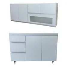 Mueble Cocina Combo Bajo Mesada + Alacena 160 Cm 