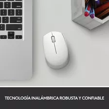 Mouse Logitech M170 Inalámbrico Off White