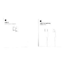 Cargador iPhone 11 Apple Original Carga Rápida Tipo C -nuevo