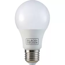 Kit 10 Lâmpada Led Branca Bulbo 4,7w 6500k Black+decker Cor Da Luz Branco-frio 100/240v