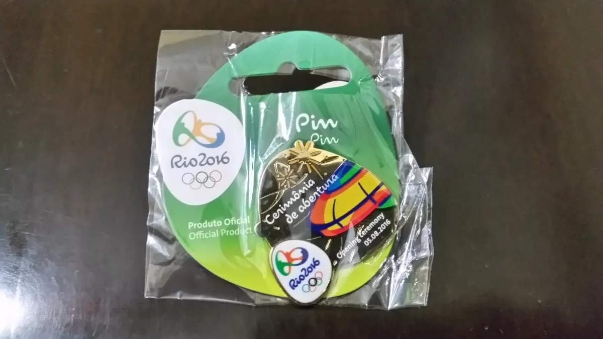 Pin Oficial Abertura Olimpiadas Rio 2016 Maracanã Raridade