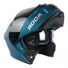 Casco Abatible Roda Moto Pilot Gafas Dot + Mica Regalo