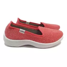 Zapatillas Panchas Mujer Comodas Livianas Taco Gowell Art470