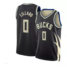 Regata Basquete Lillard Bucks Camisa