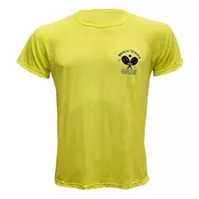 Camiseta Masculina Beach Tennis Happy Hour - Amarela