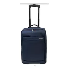 Valija Plegable Discovery Chica Carry On Práctica Viajes Color Azul