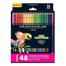 Lápices De Colores Doble Punta Prismacolor Junior 24 X 48 Pz