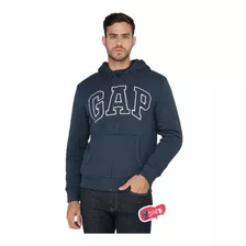 Gap - Sudadera Hombre Logo Sherpa-lined Hoodie - Azul Marino