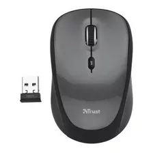 Mouse Óptico Wireless Sem Fio Preto Trust