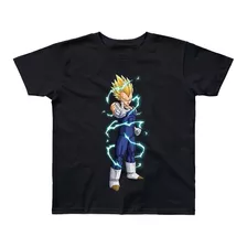 Camiseta Infantil Vegeta Dragon Ball Anime Desenho Dtf