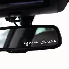 2 Pegatinas Para Espejo Retrovisor Con Diseño De Ojos En Je