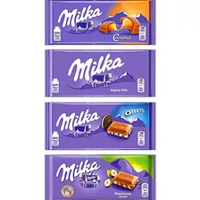 Kit 5 Un. Chocolate Milka 100g Importado - Vários Sabores