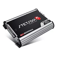 Módulo Amplificador Stetsom Ex 8000 Eq 8000w Rms 2 Ohms Cor Preto E Cinza