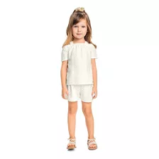 Conjunto Infantil Kely Kety Laise Blusa E Shorts