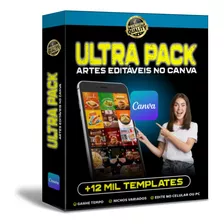 Pack De Artes Canva 12 Mil Templates Vário Nichos