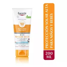 Protector Solar Eucerin Sun Kids Toque Seco Gel Crema 200ml