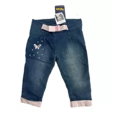 Calça Bebê Lycra Levinha Cor Jeans