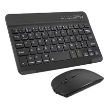 Kit Mini Teclado Y Mouse Bluetooth Rgb Recargable Esp Xinua