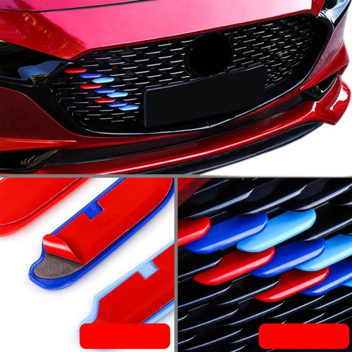 Emblema Parrilla Tricolor Parrilla Mazda 3 2019 2020 2021 Foto 2