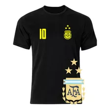 Camiseta Argentina En Fluor Hermosa Messi C/nro Delantero