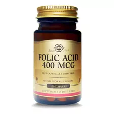 Folic Acid 400mg X 100 Tabletas