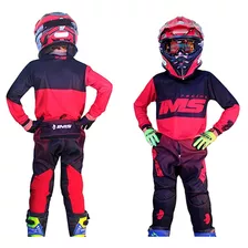 Conjunto Pantalon Y Remera Motocross Ims Army 2020 Infantil 