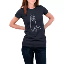 Camiseta Feminina Love Pet Gato Arranhando Cat Babylook