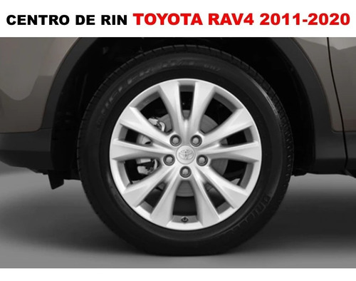 Kit De 4 Centros De Rin Toyota Rav4 11-20 Corrugados Foto 3