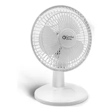 Ventilador De Escritorio Comfort Zone 2 Velocidades Blanco